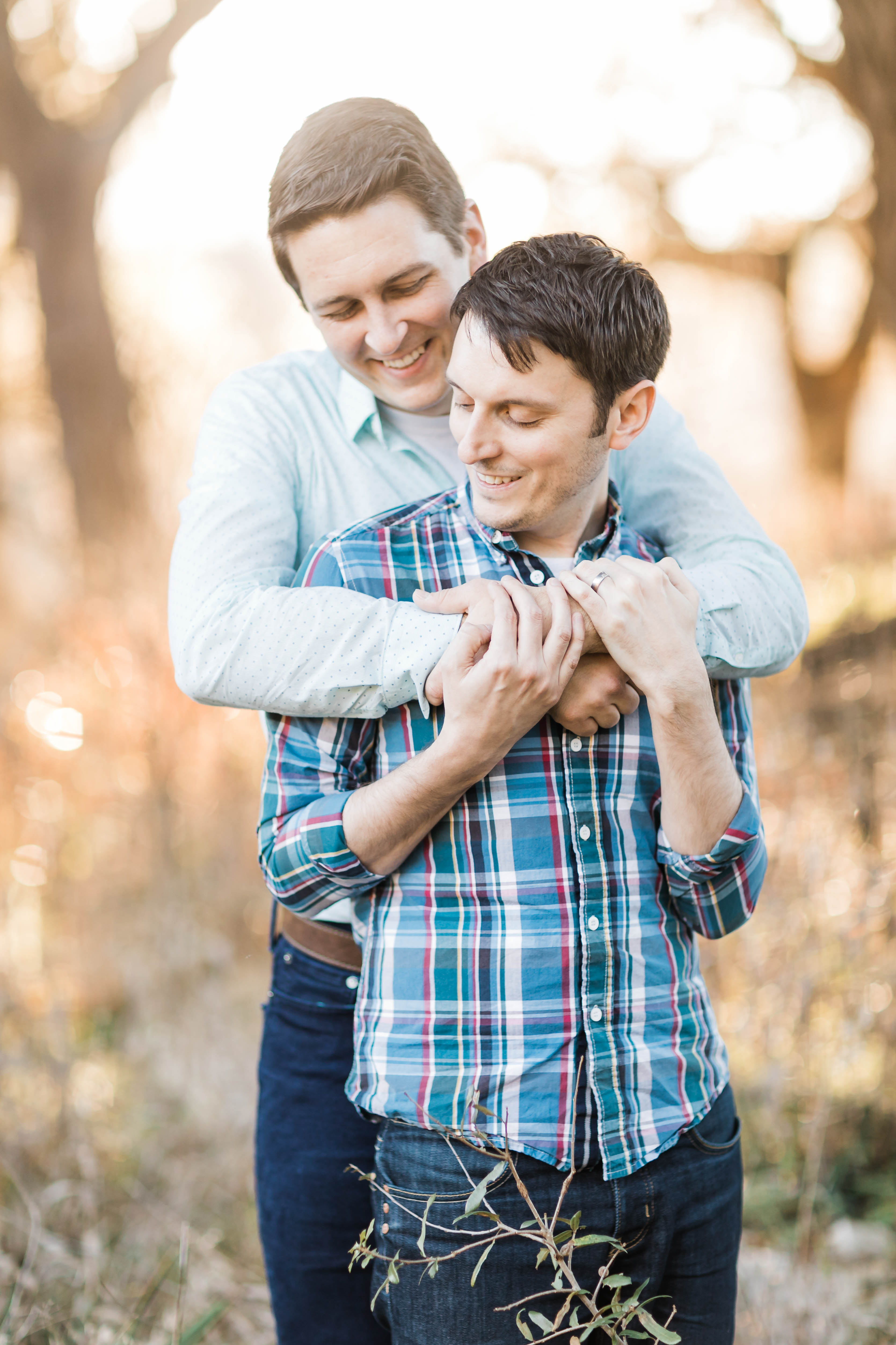 texas hill country engagement photos