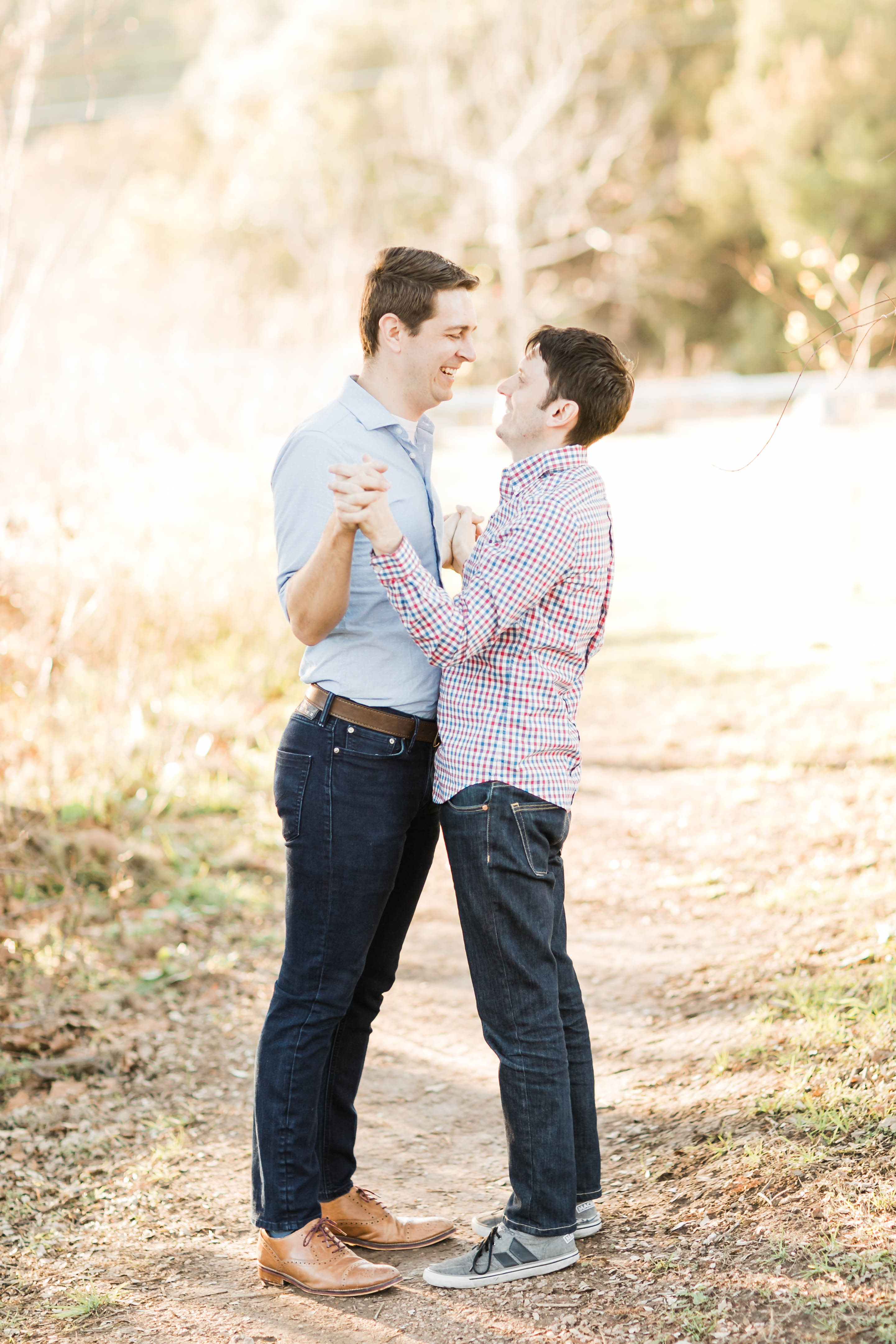 texas hill country engagement photos