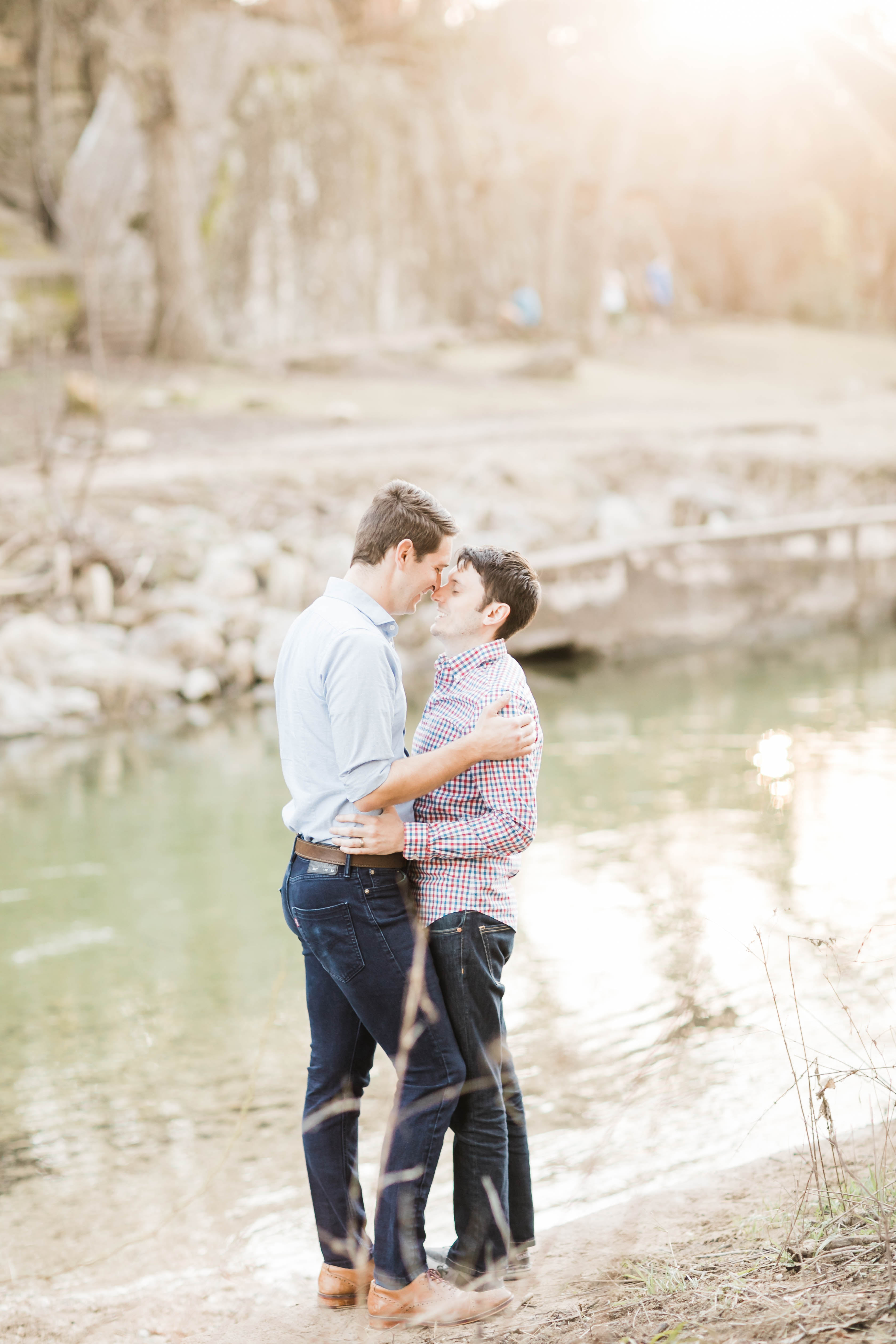 texas hill country engagement photos