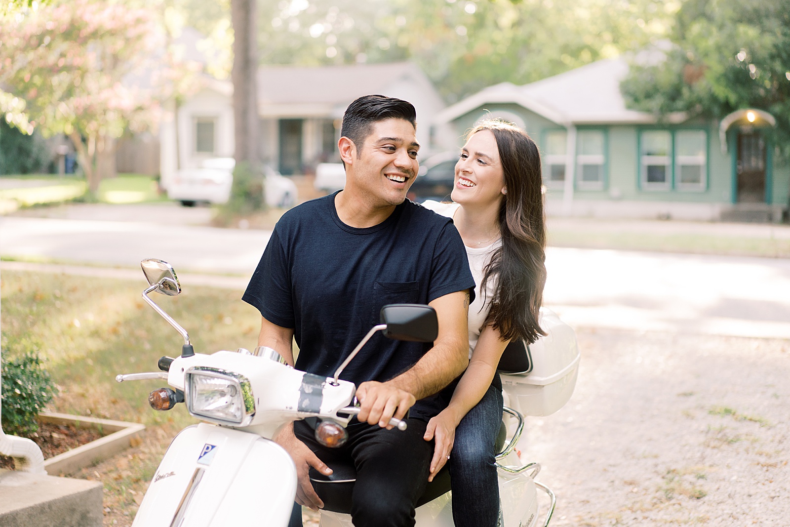 in-home engagement photos