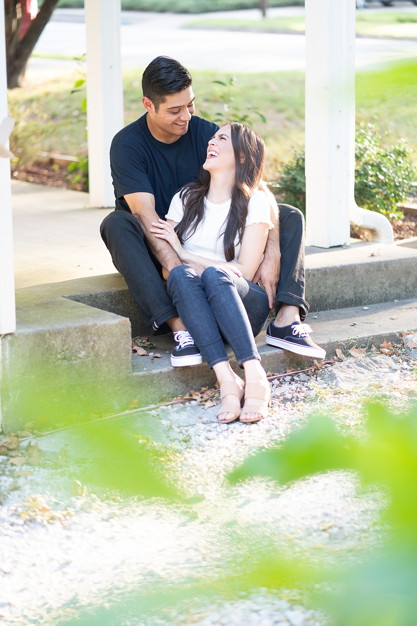 in-home engagement photos