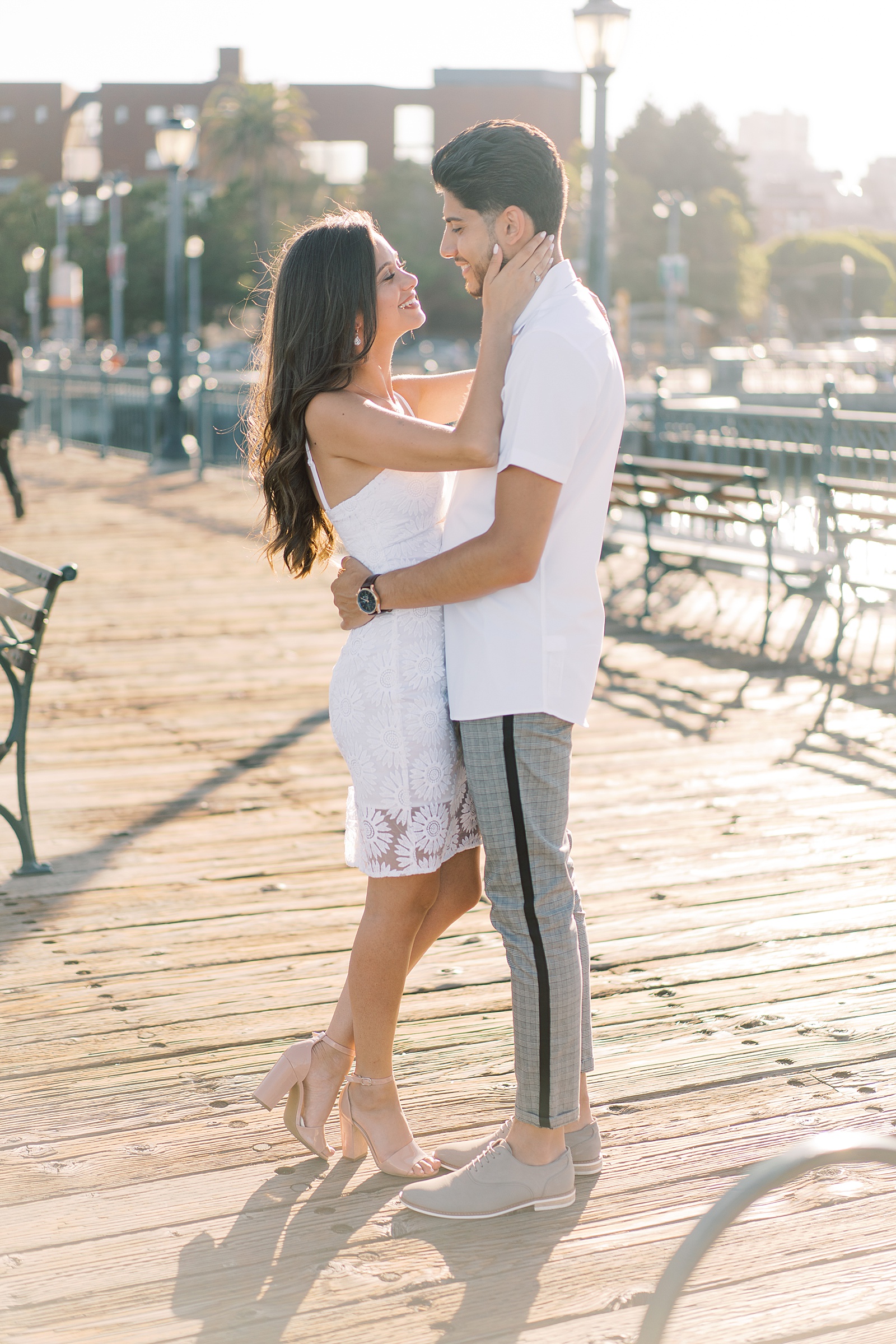 Pier 7 engagement photos