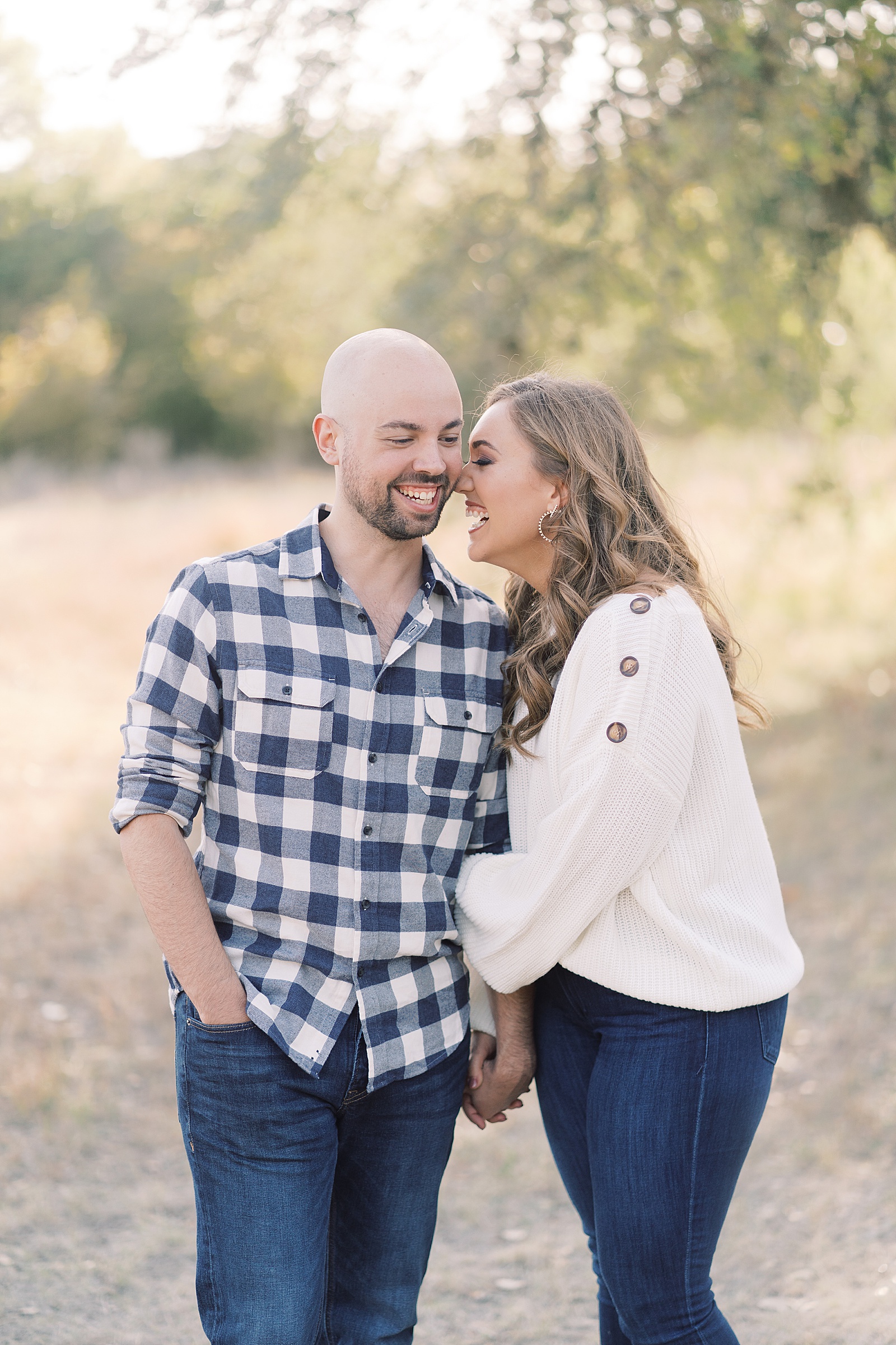 fall engagement photos