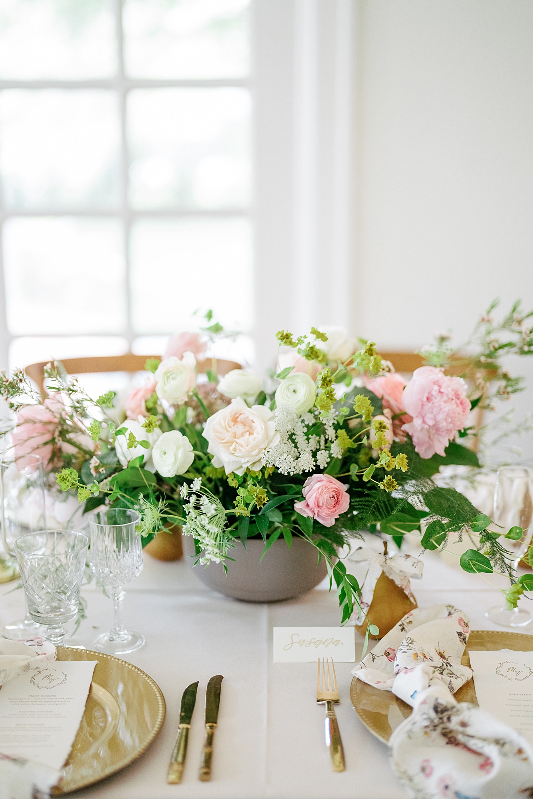 Romantic Styled Wedding at Woodbine Mansion - Good Seed Floral