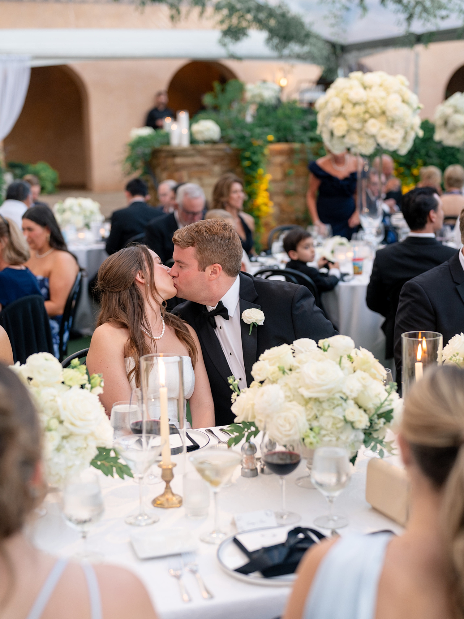 wedding guests dancing and celebrating at Escondido Golf Club wedding by Paige Vaughn Photo