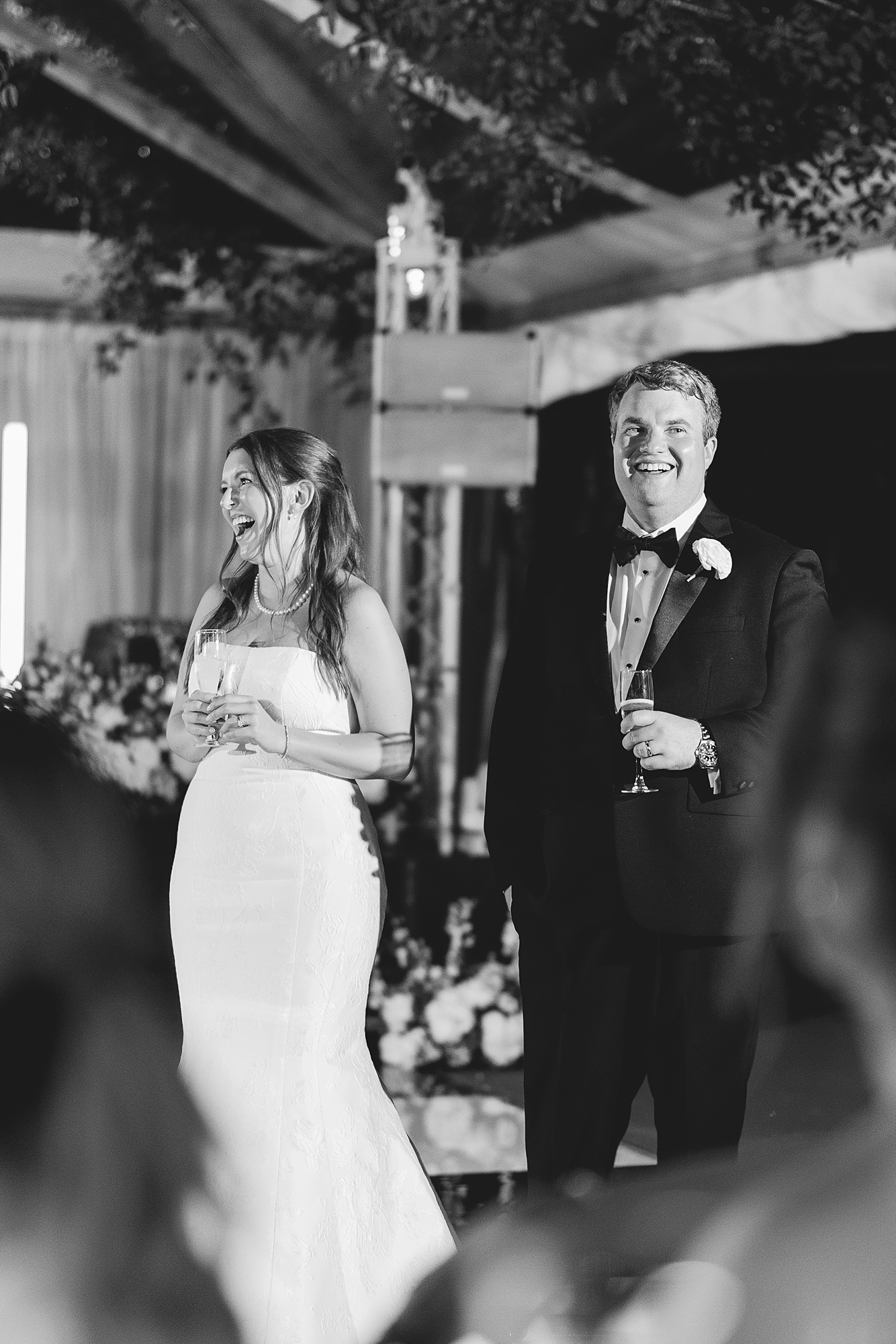 wedding guests dancing and celebrating at Escondido Golf Club wedding by Paige Vaughn Photo