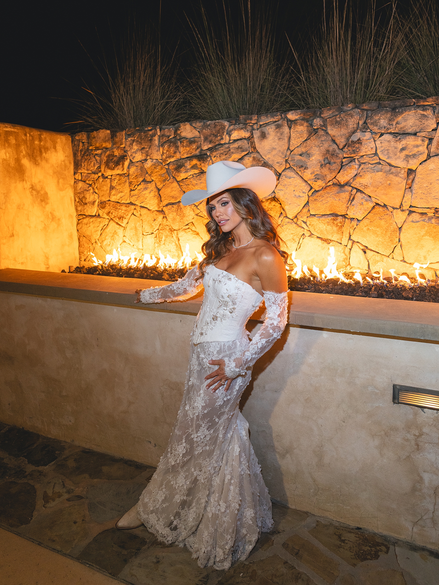 wedding guests dancing and celebrating on the reception dance floor at San Antonio wedding celebration