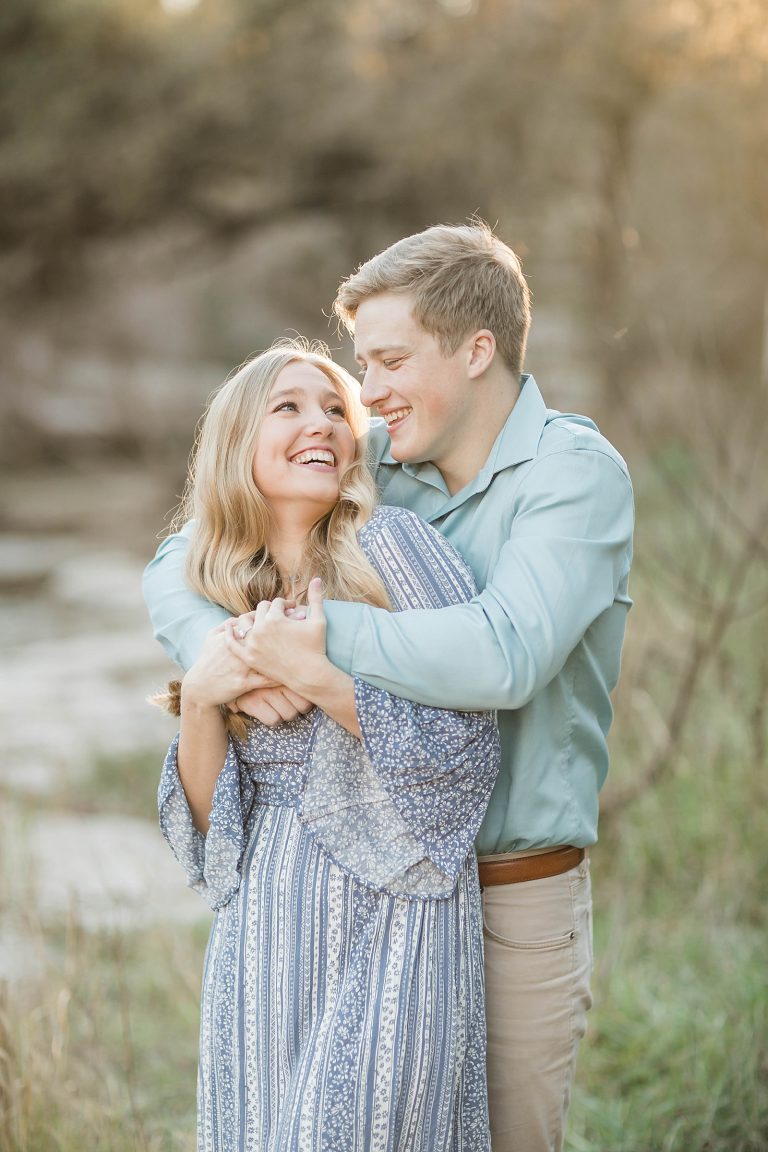 Bull Creek Engagement Photos | Megan + Trent - Paige Vaughn Photo