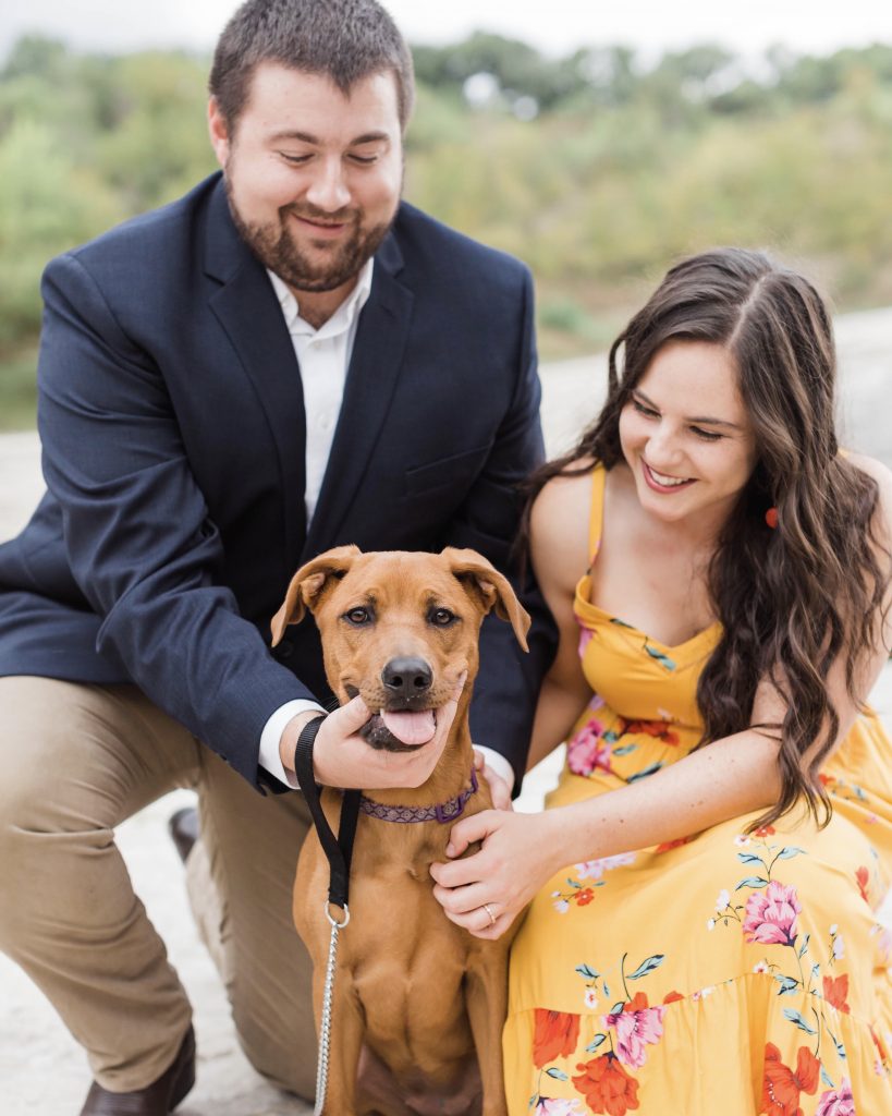 Dog Engagement Photos Tips Austin TX Wedding Photographers