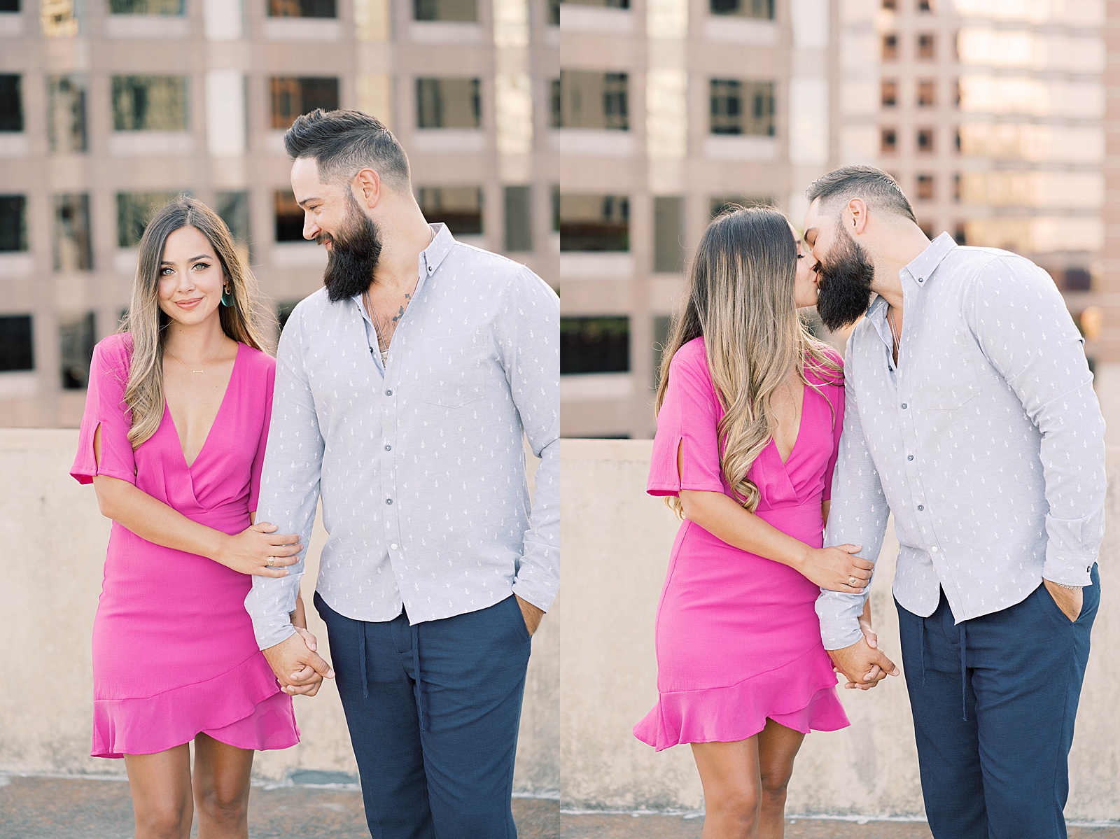 modern engagement photos in San Francisco