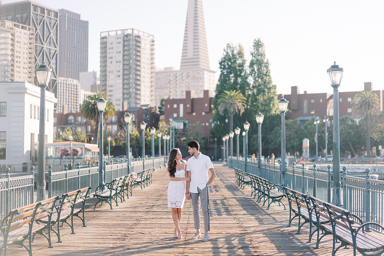 San Francisco Wedding Photographers | Pier 7 Engagement Photos