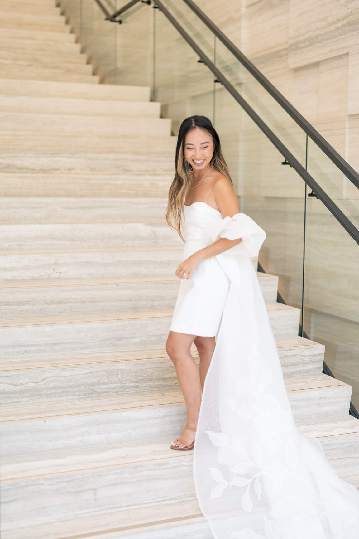 Austin Courthouse Wedding bridal portraits