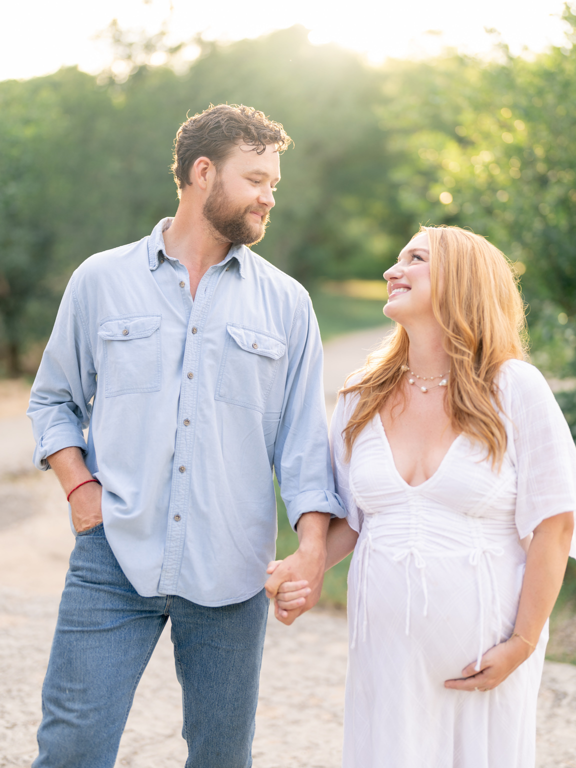 summer austin maternity photos