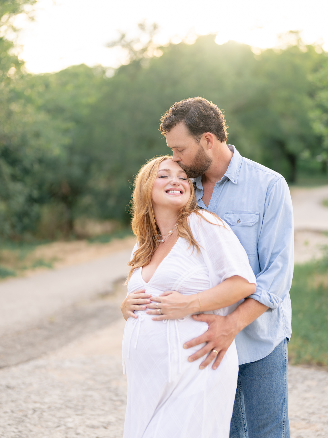 summer austin maternity photos