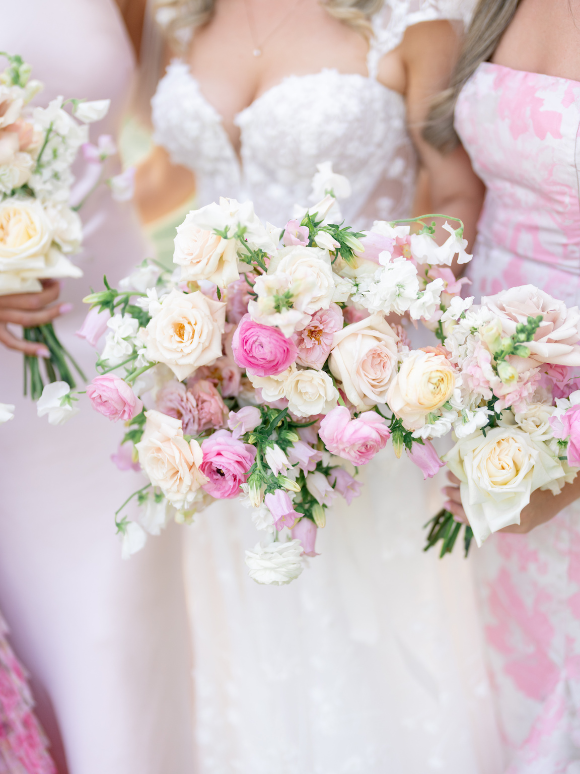 Arrowhead Hill Wedding bride and bridesmaid photos