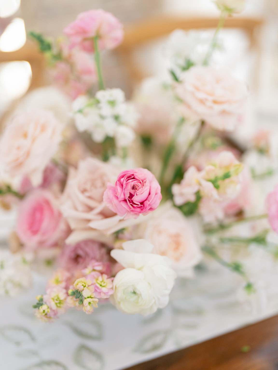 Arrowhead Hill Wedding reception photos with florals
