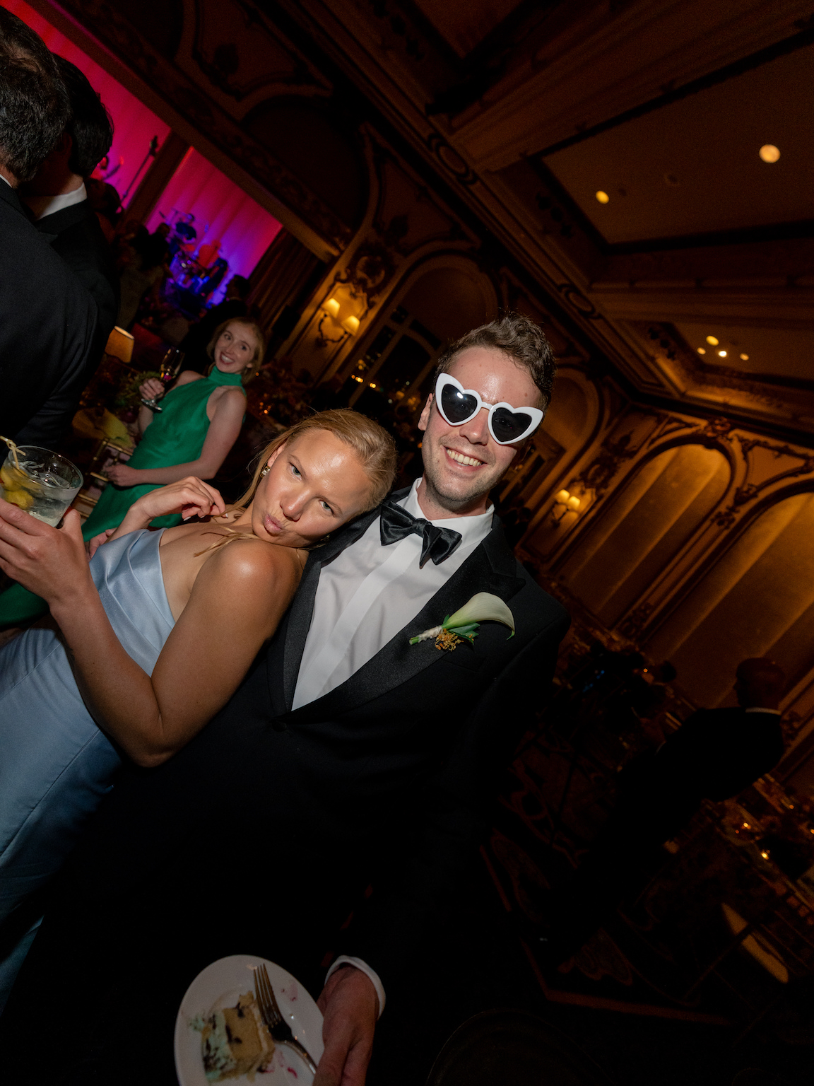 Fairmont San Francisco Wedding reception dancing