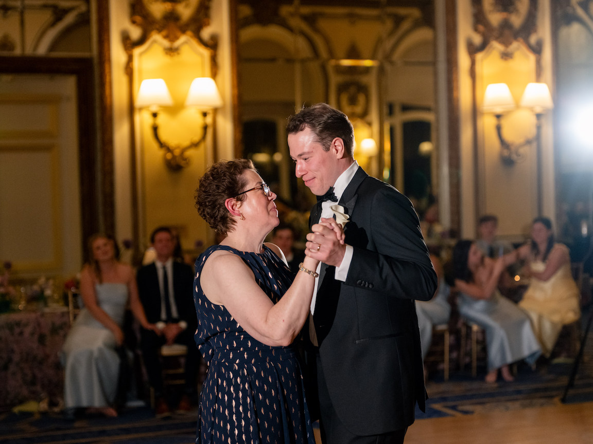 Fairmont San Francisco Wedding reception dancing