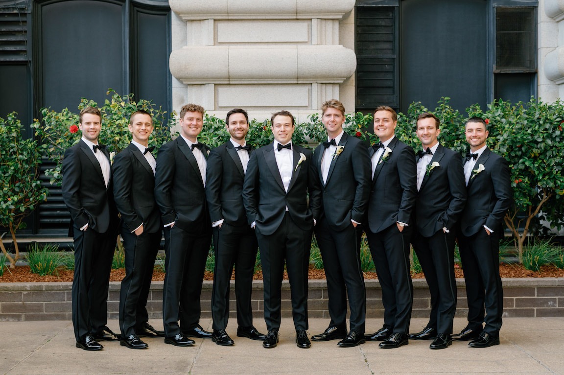 Fairmont San Francisco Wedding groomsmen