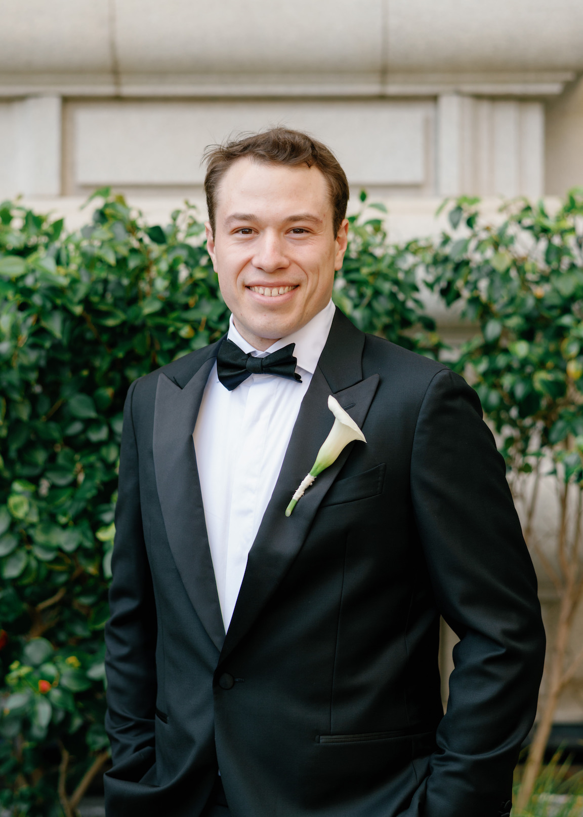 Fairmont San Francisco Wedding groom portraits