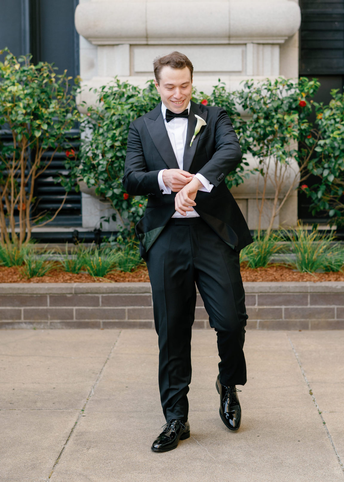 Fairmont San Francisco Wedding groom portraits