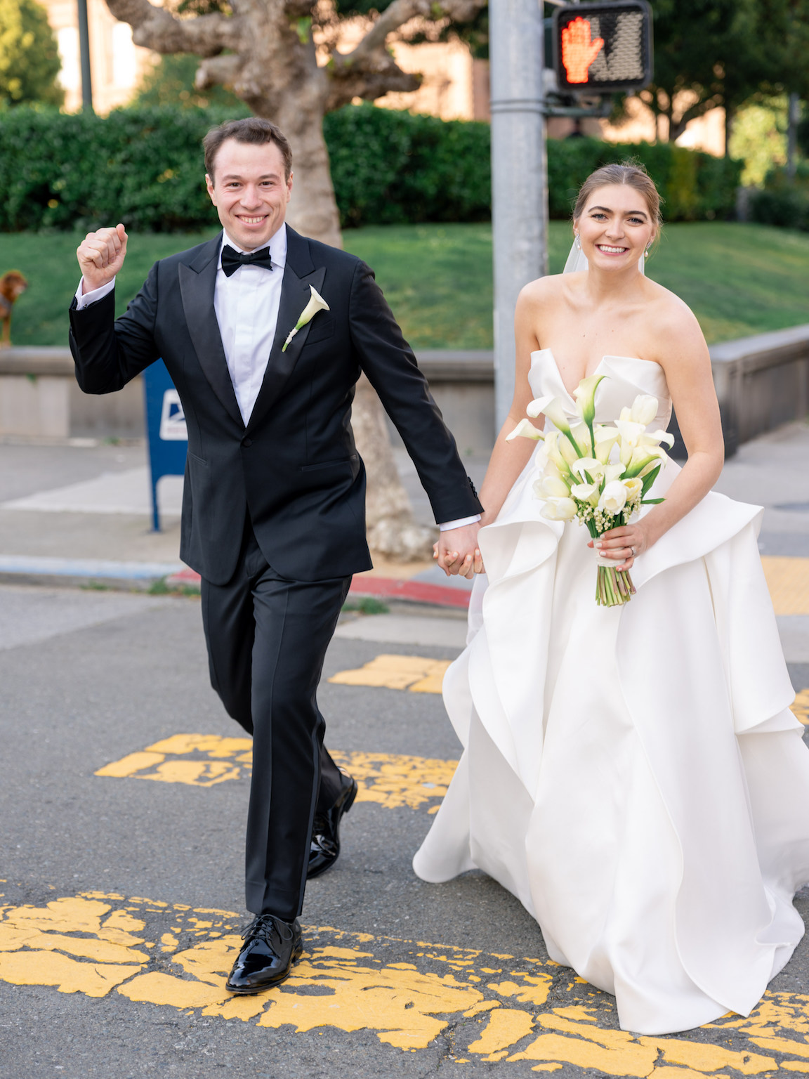 Fairmont San Francisco Wedding bride and groom portraits