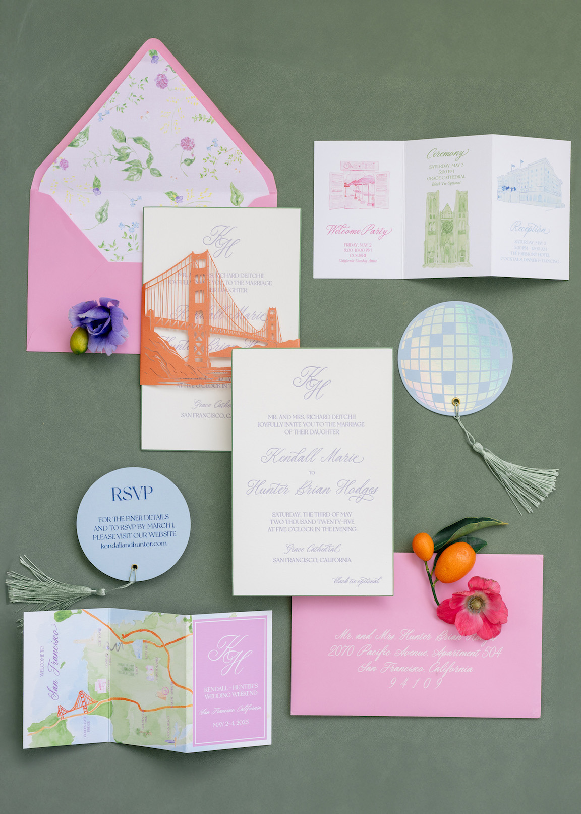 Fairmont San Francisco Wedding details & getting ready in bridal suite