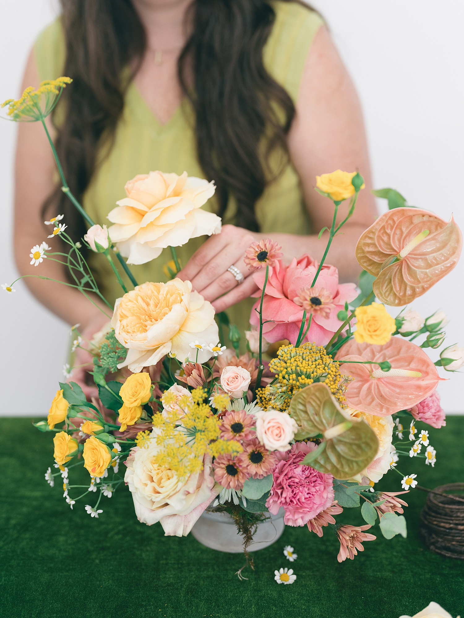 Sunrise Petal Company branding session Austin