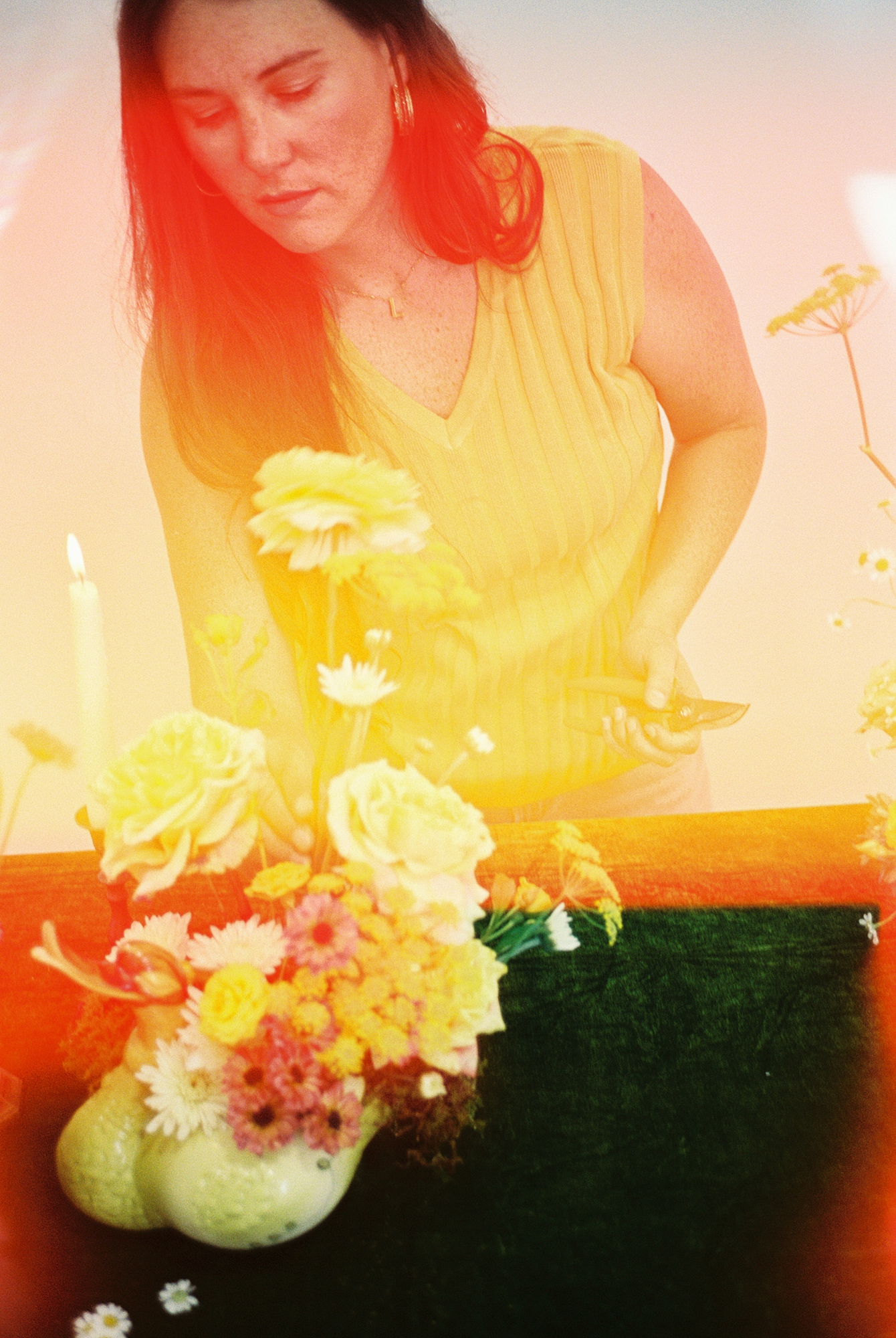 Sunrise Petal Company branding session Austin
