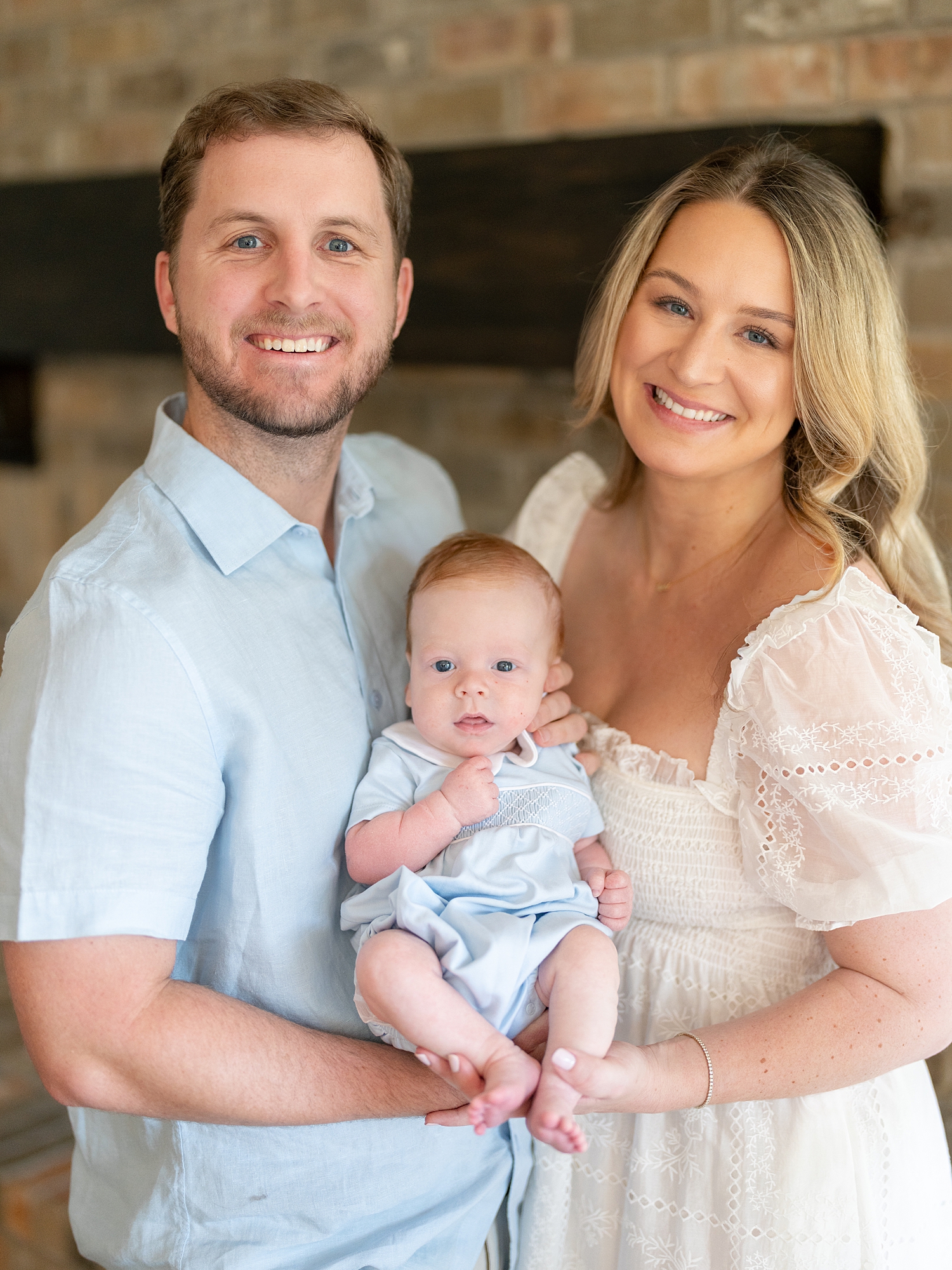newborn Brooks photos in home setting Austin