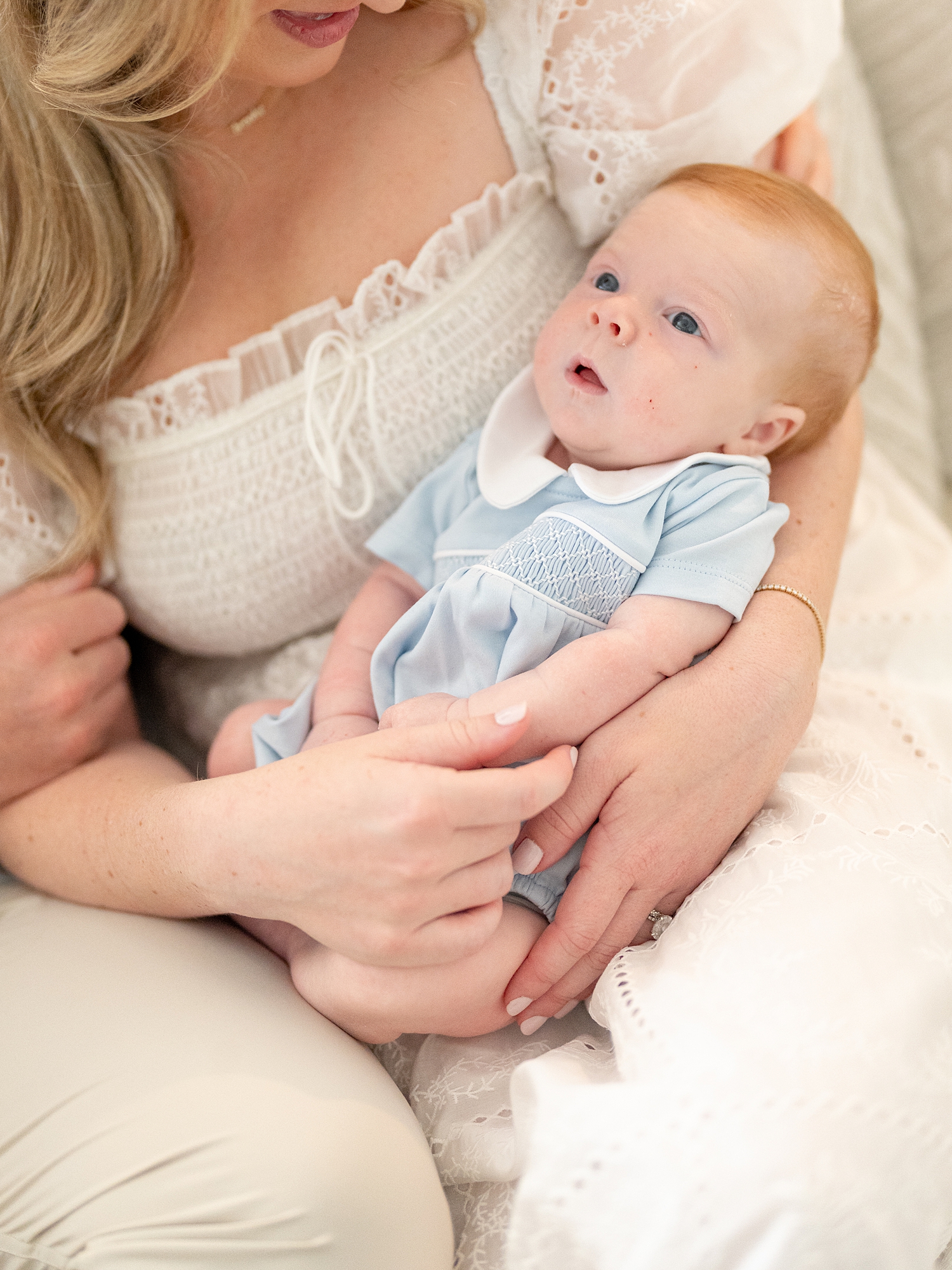 newborn Brooks photos in home setting Austin