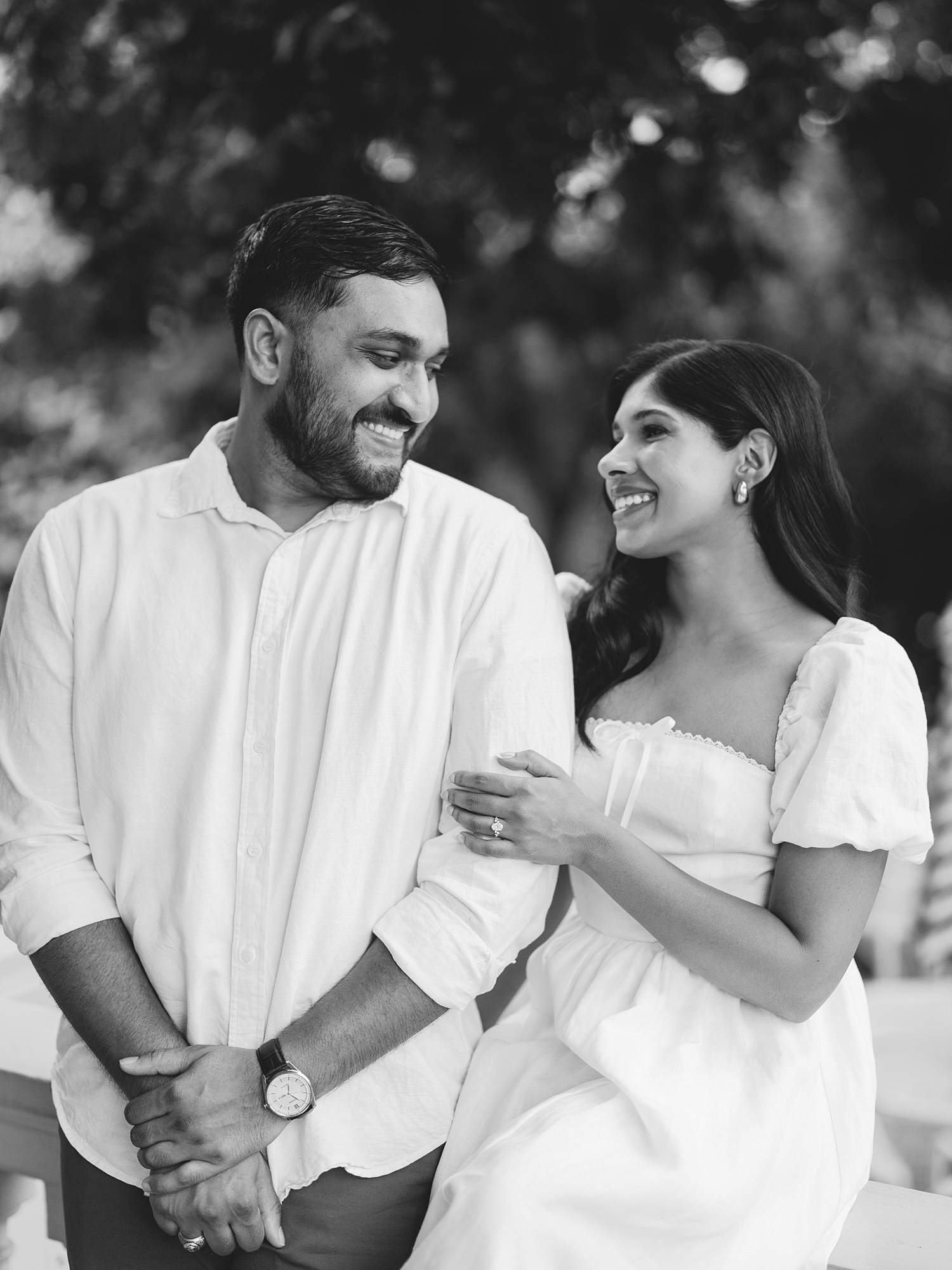 downtown Austin engagement session