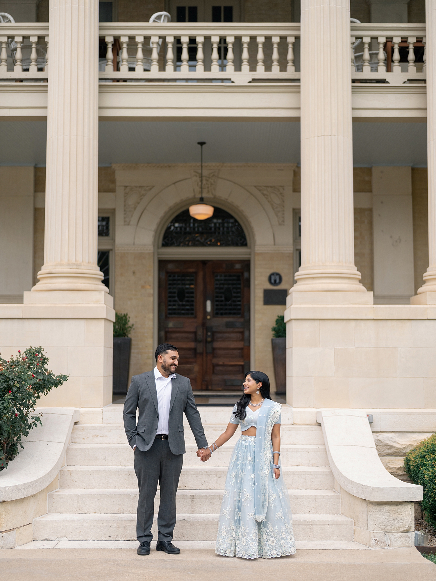 Hotel Ella engagement photos downtown Austin