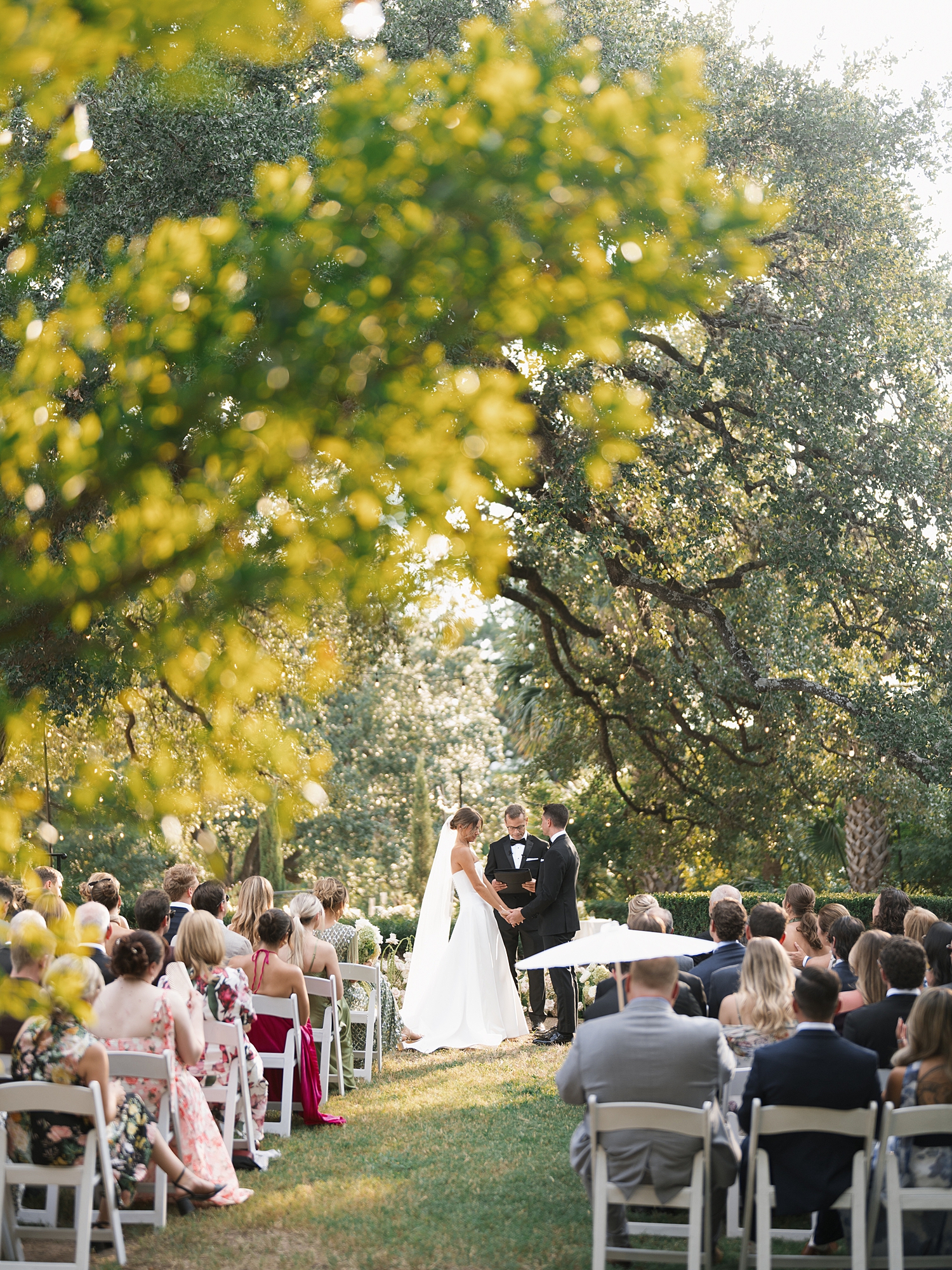garden wedding ceremony Austin Texas