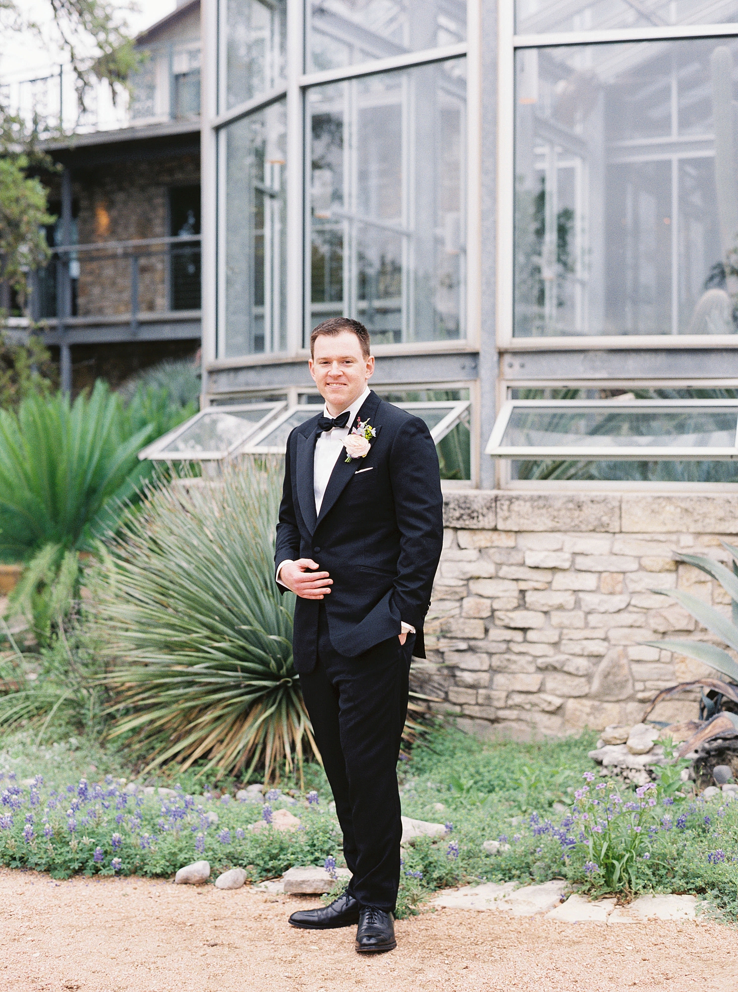 Paige Vaughn Photo spring wedding Driftwood groom portraits