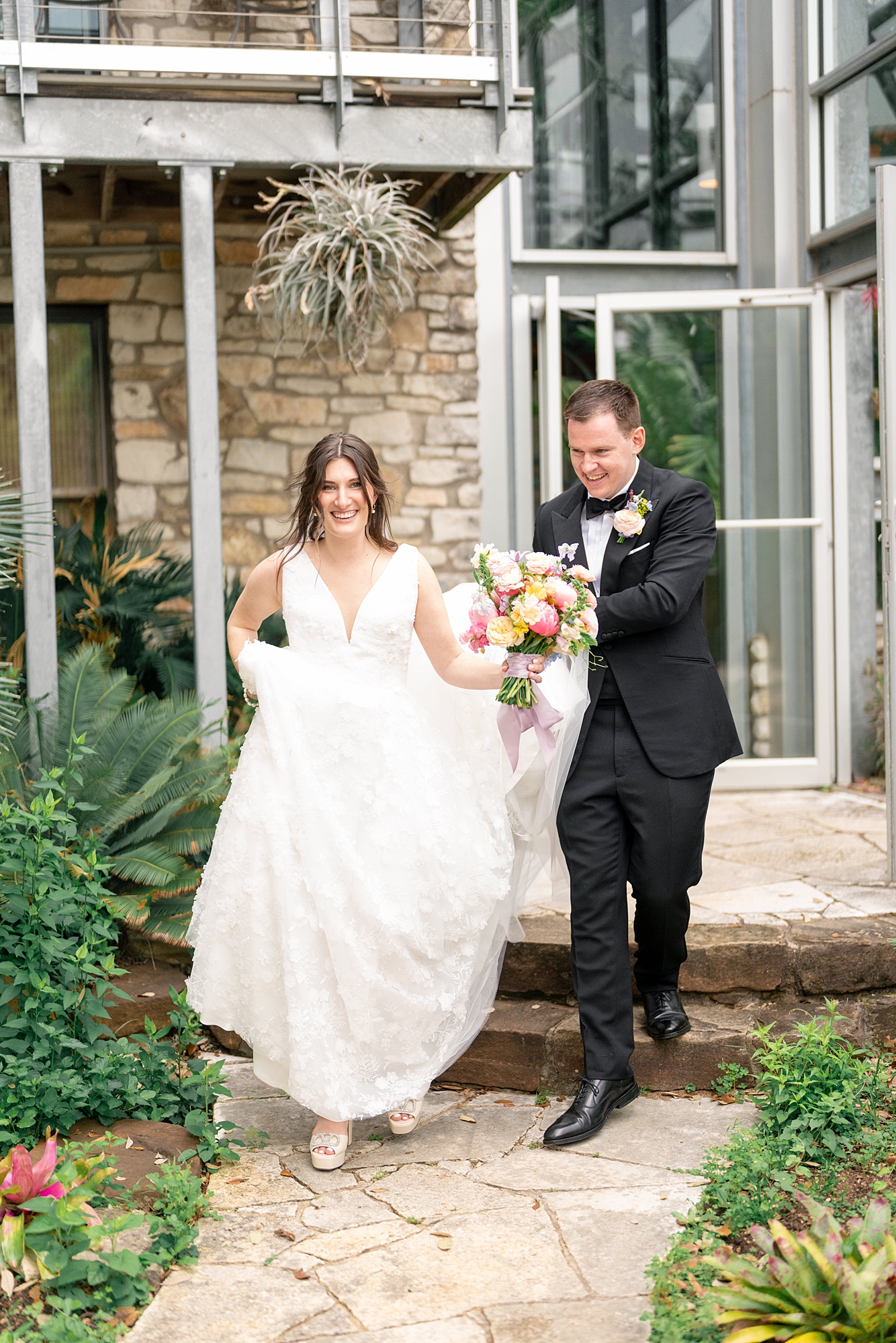 Paige Vaughn Photo spring wedding Driftwood bride and groom portraits