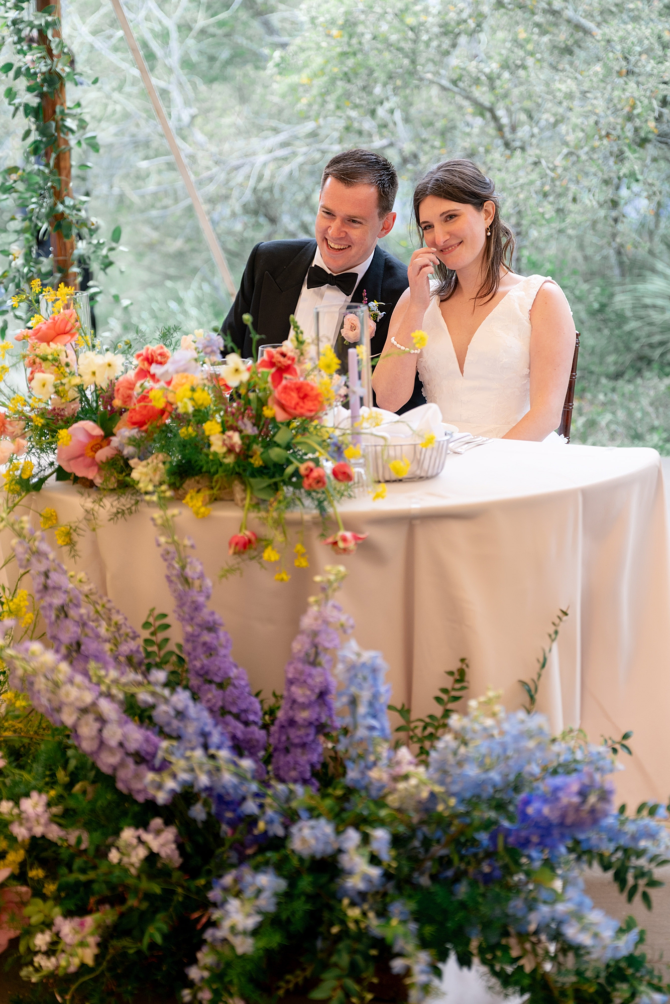 Driftwood wedding reception photography Texas