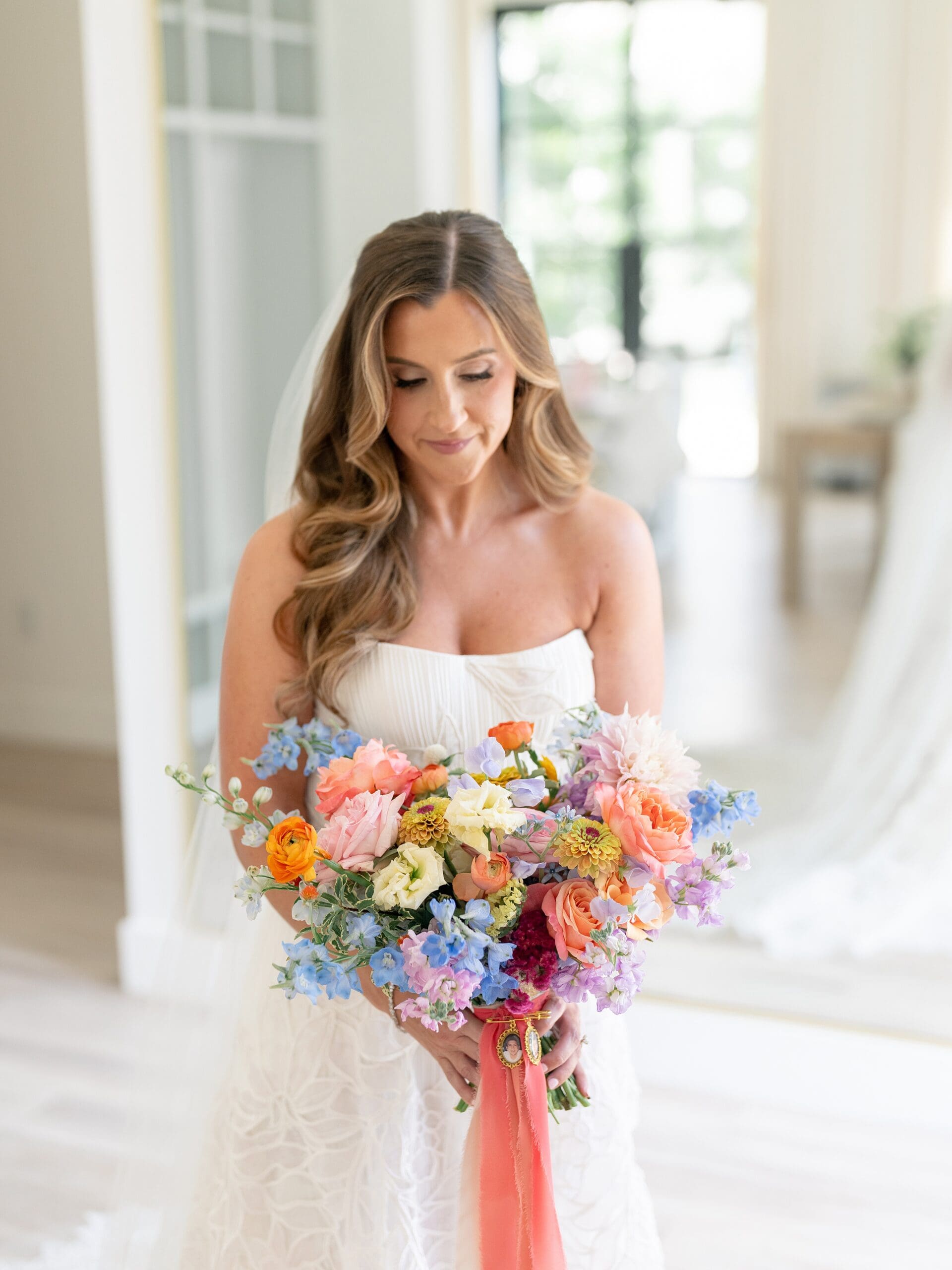bride getting ready at The Arlo Austin wedding