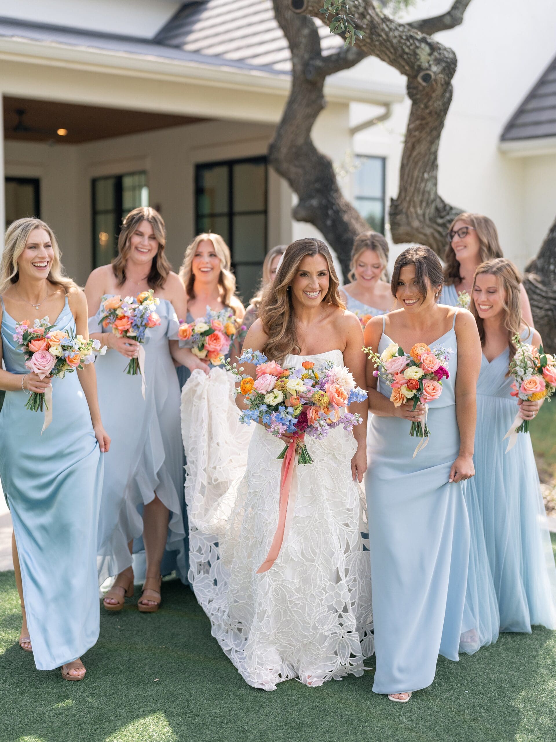 colorful wedding at The Arlo Austin