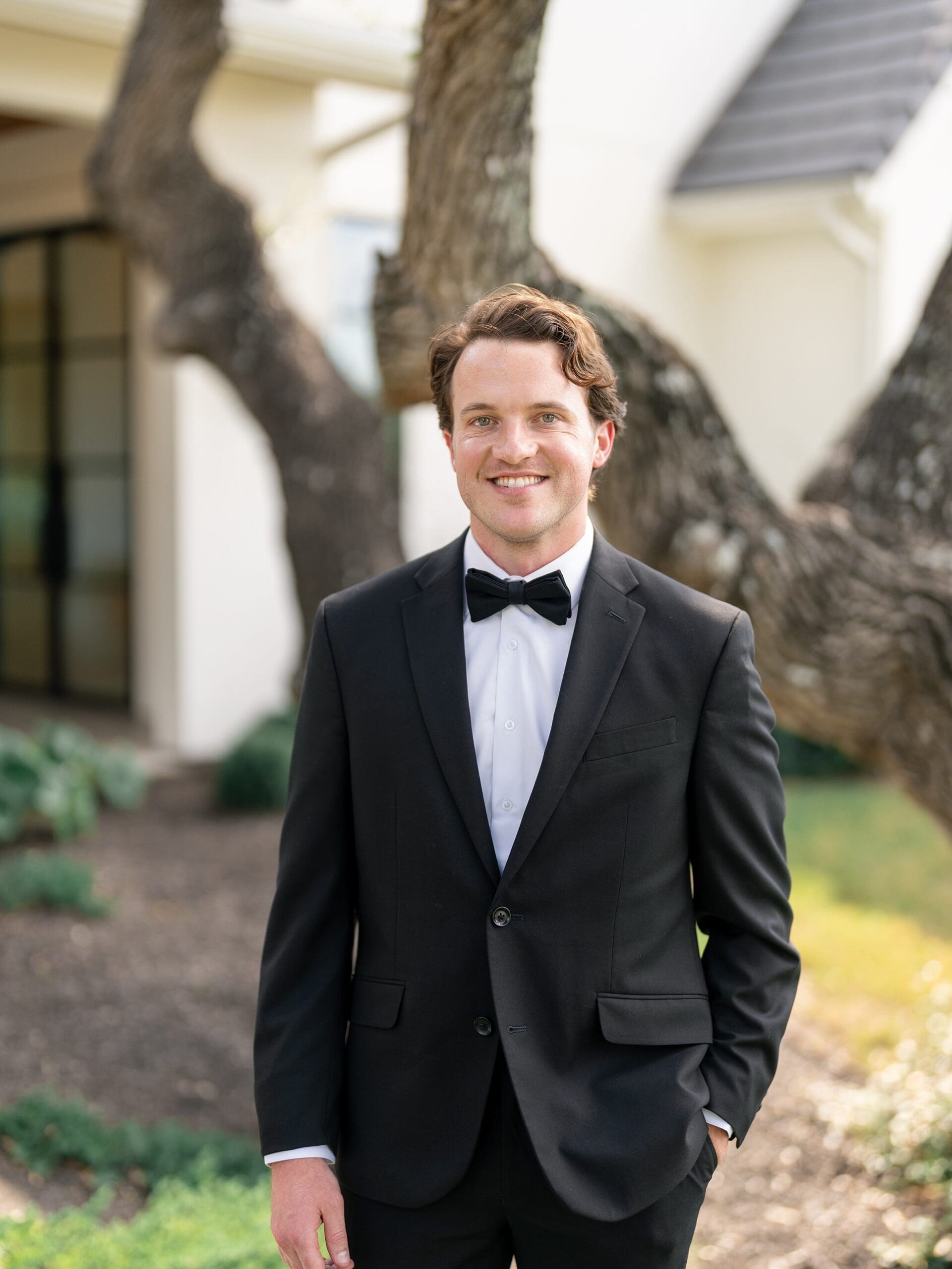 groom portraits at The Arlo Austin wedding
