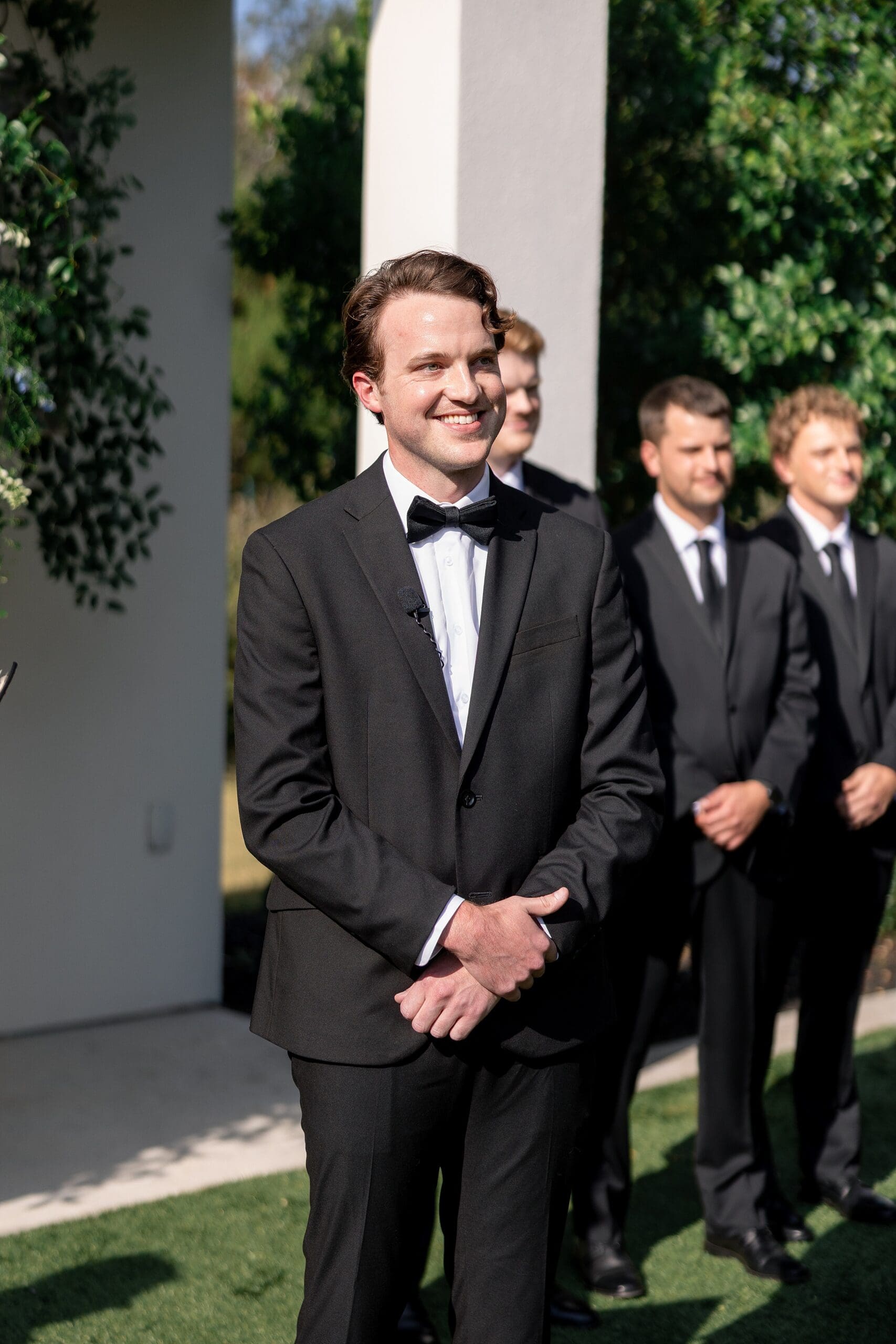 colorful wedding ceremony at The Arlo Austin