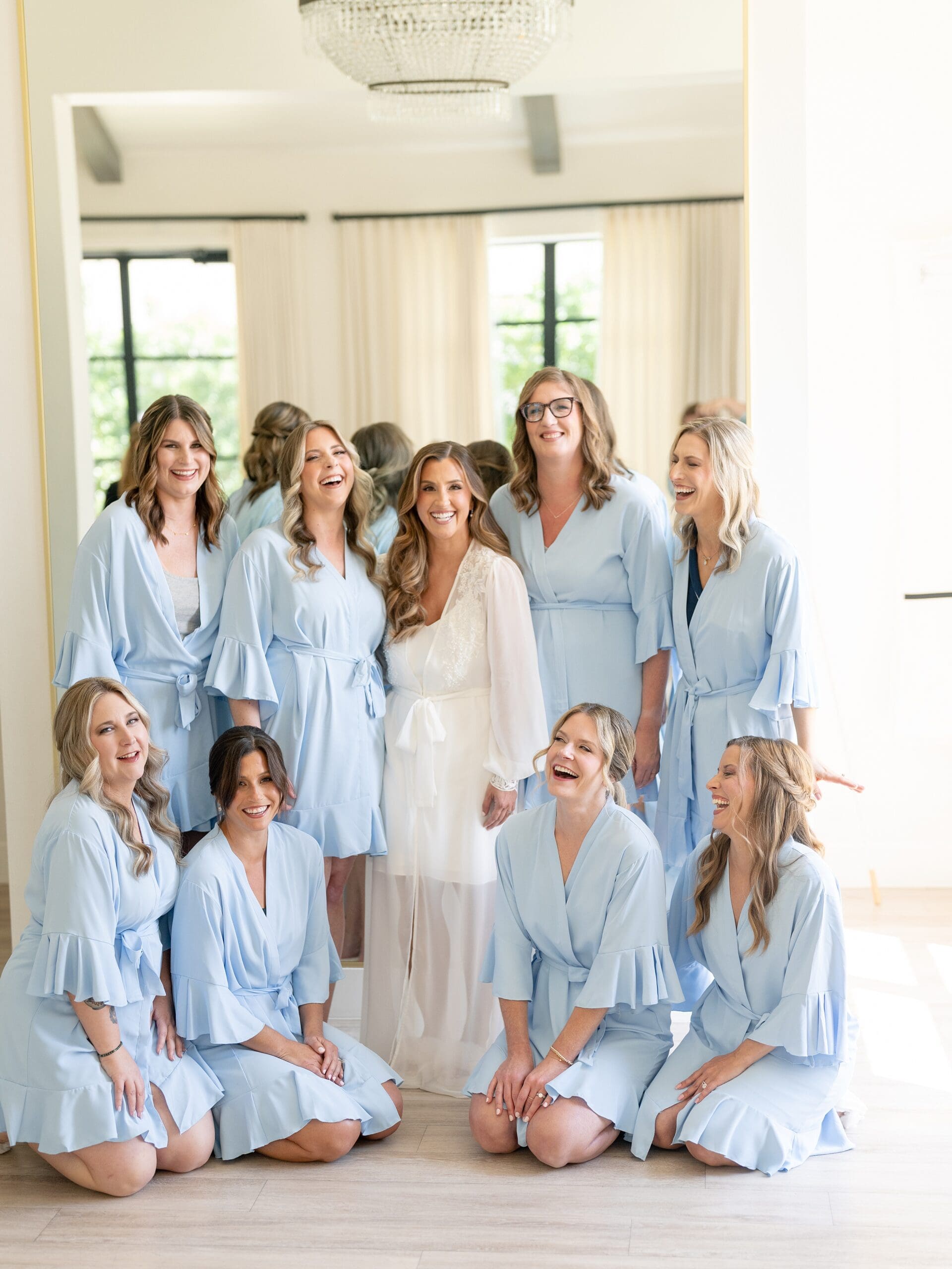 bride getting ready at The Arlo Austin wedding