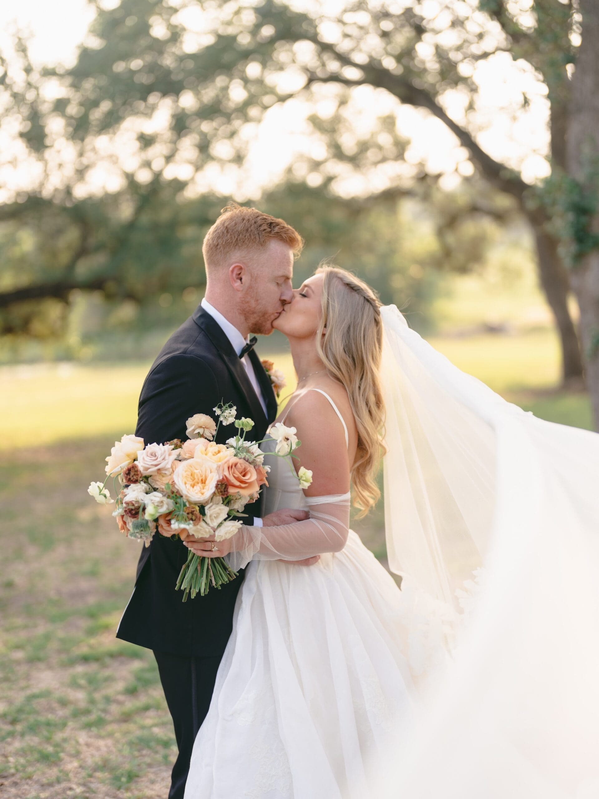 Fine art wedding photography of a romantic Texas Hill Country wedding at Ma Maison.